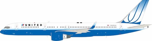 Pre - Order InFlight200 IF752UA0526 1:200 United Airlines Boeing 757 - 222 N549UA