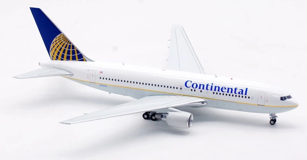 Pre - Order InFlight200 IF762CO0625 1:200 Continental Airlines Boeing 767 - 224/ER N76156