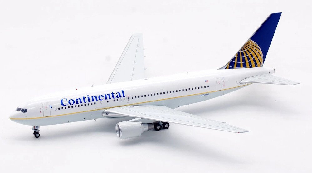 Pre - Order InFlight200 IF762CO0625 1:200 Continental Airlines Boeing 767 - 224/ER N76156