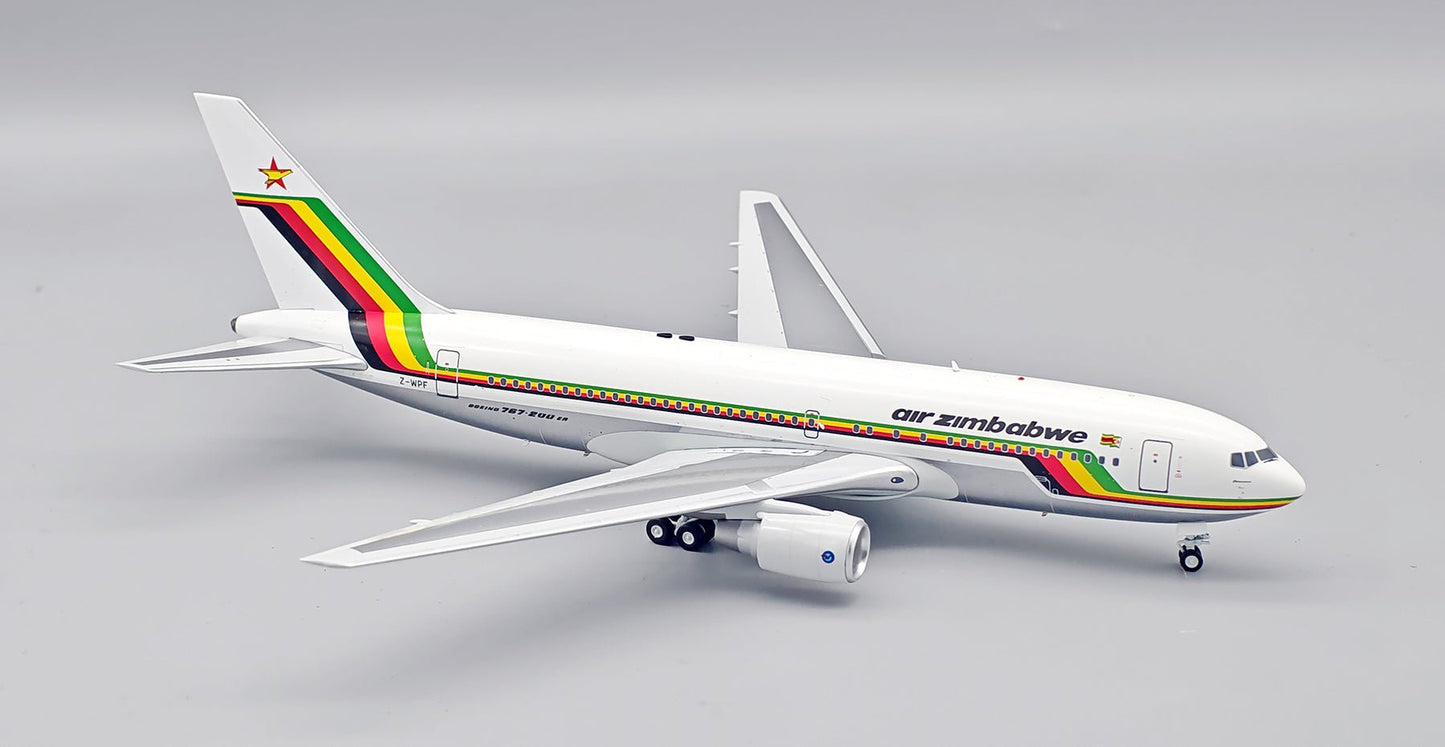 Pre-Order InFlight200 IF762UM0526P 1:200 Air Zimbabwe Boeing 767-2N0/ER Z-WPF Polished