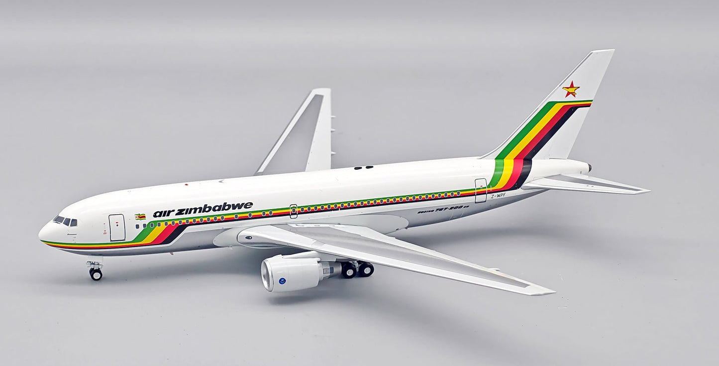 Pre-Order InFlight200 IF762UM0526P 1:200 Air Zimbabwe Boeing 767-2N0/ER Z-WPF Polished