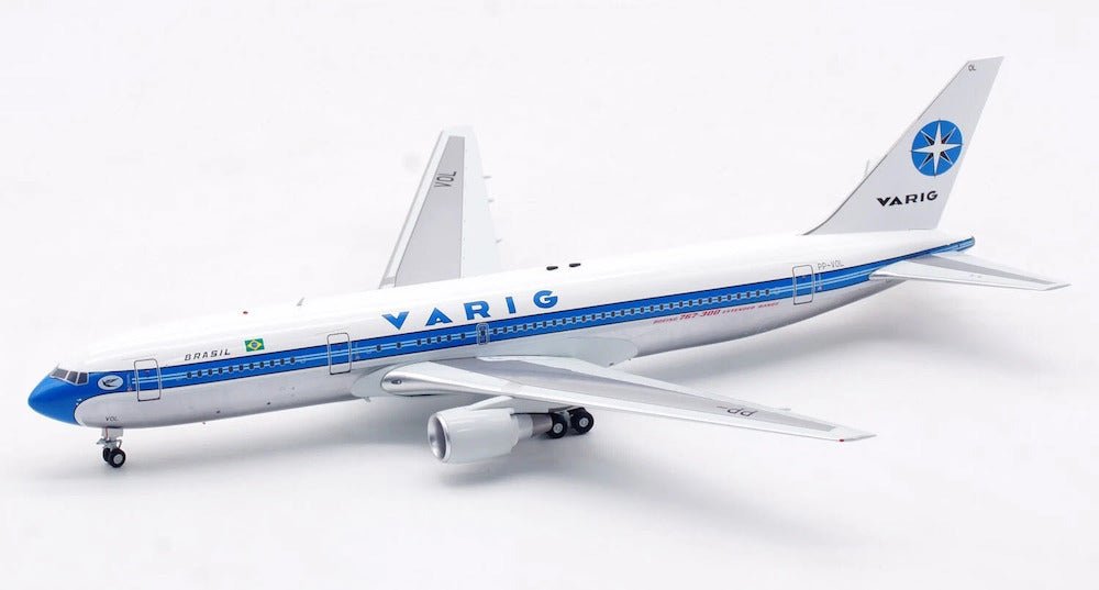 Pre - Order InFlight200 IF763VG0425P 1:200 Varig Boeing 767 - 341/ER PP - VOL Polished
