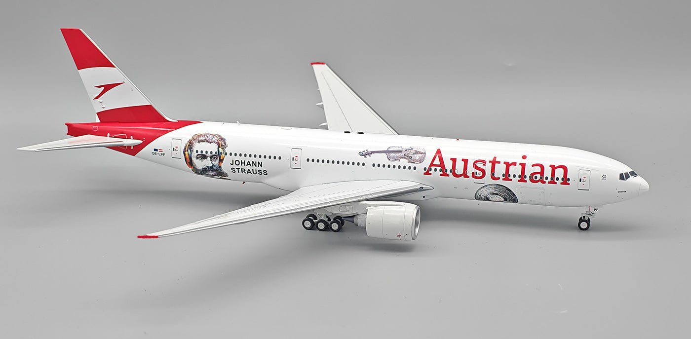 Pre - Order InFlight200 IF772OS1125 1:200 Austrian Airlines Boeing 777 - 2Q8/ER OE - LPF