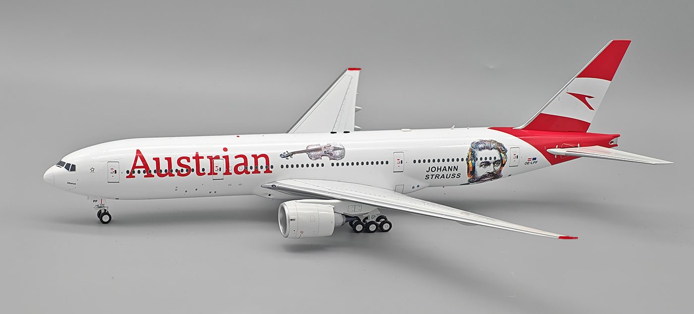Pre - Order InFlight200 IF772OS1125 1:200 Austrian Airlines Boeing 777 - 2Q8/ER OE - LPF