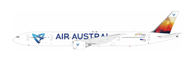 Pre - Order InFlight200 IF773UU1225 1:200 Air Austral Boeing 777 - 39M/ER F - OLRD