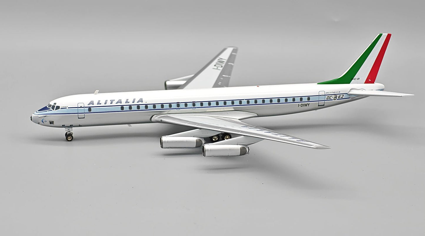 Pre - Order InFlight200 IF862AZ0725P 1:200 Alitalia McDonnell Douglas DC - 8 - 62H I - DIWY Polished