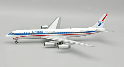 Pre - Order InFlight200 IF862UA0925 1:200 United Airlines McDonnell Douglas DC - 8 - 62H N8971U