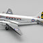 Pre - Order InFlight200 IFC47947 1:200 Historical Aircraft Restoration Society Douglas C - 47B Skytrain (DC - 3) VH - EAF