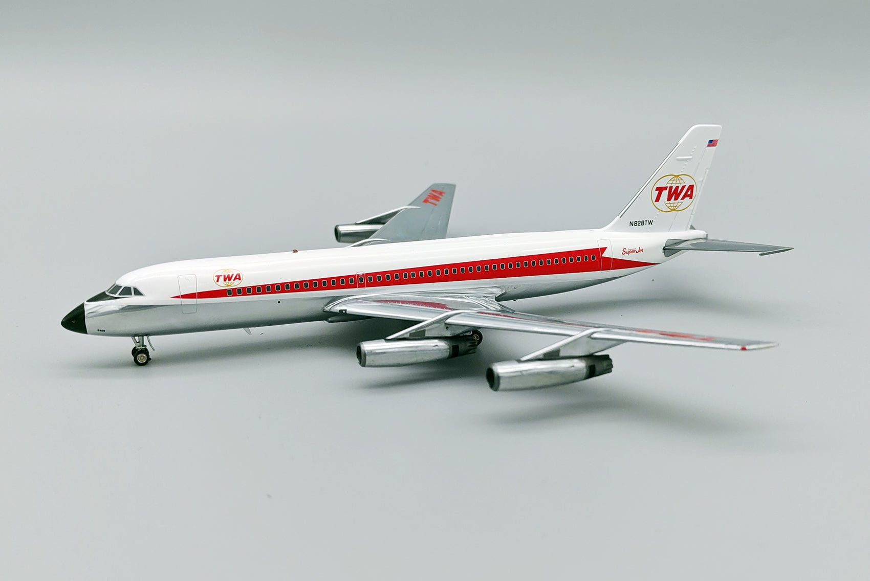 Pre - Order InFlight200 InFlight200 IF880TW1124PR 1:200 TWA CV880 N828TW Polished