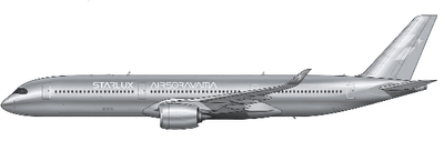 Pre - Order JC Wings EW235K003A 1:200 Starlux Airlines Airbus A350 - 1000XWB "Airsorayama Silver" Reg: B - 58553 "Flaps Down"