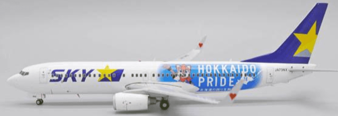 Pre - Order JC Wings EW2738008 1:200 Skymark Airlines Boeing 737 - 800 JA73NX "Hokkaido Pride"