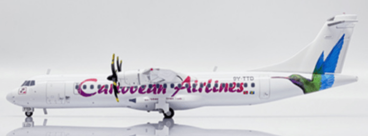 Pre - Order JC Wings JC2BWA0265 1:200 Caribbean Airlines ATR 72 - 600 9Y - TTD