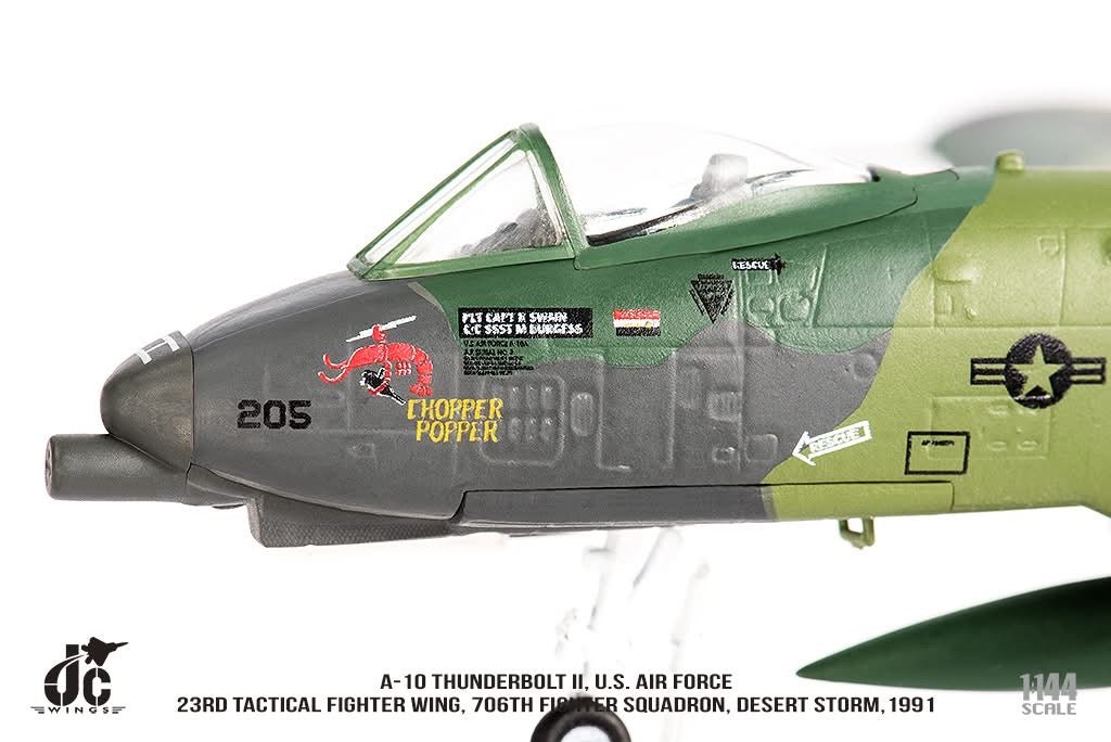 Pre - Order JC Wings JCW - 144 - A10 - 001 1:144 A - 10 Thunderbolt II ﻿U.S. Air Force, 23rd Tactical Fighter Wing, 706th Fighter Squadron, Desert Storm,1991