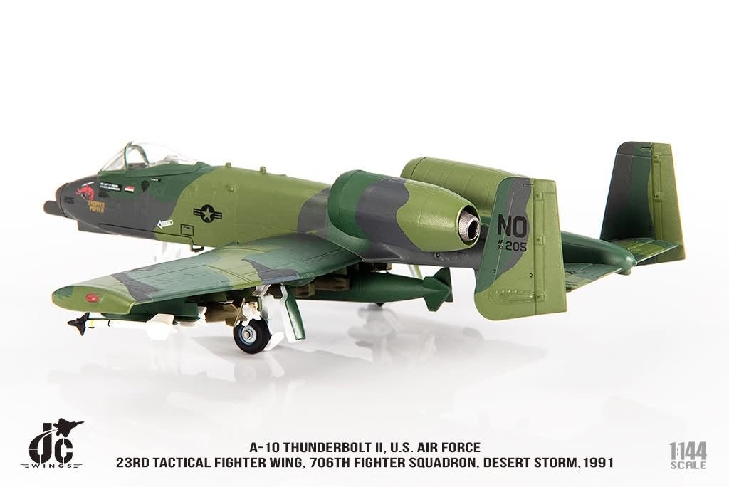 Pre - Order JC Wings JCW - 144 - A10 - 001 1:144 A - 10 Thunderbolt II ﻿U.S. Air Force, 23rd Tactical Fighter Wing, 706th Fighter Squadron, Desert Storm,1991