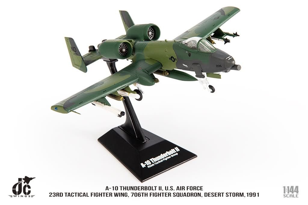 Pre - Order JC Wings JCW - 144 - A10 - 001 1:144 A - 10 Thunderbolt II ﻿U.S. Air Force, 23rd Tactical Fighter Wing, 706th Fighter Squadron, Desert Storm,1991