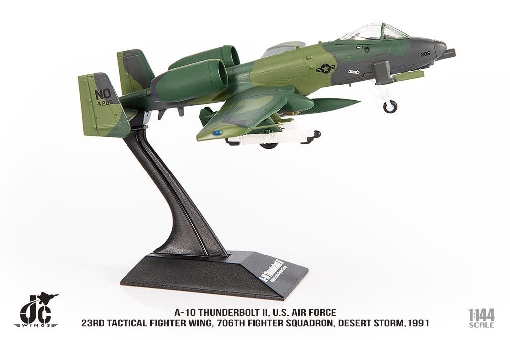 Pre - Order JC Wings JCW - 144 - A10 - 001 1:144 A - 10 Thunderbolt II ﻿U.S. Air Force, 23rd Tactical Fighter Wing, 706th Fighter Squadron, Desert Storm,1991