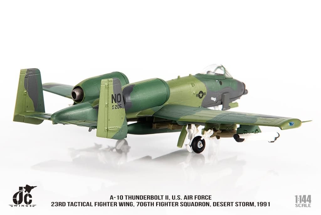 Pre - Order JC Wings JCW - 144 - A10 - 001 1:144 A - 10 Thunderbolt II ﻿U.S. Air Force, 23rd Tactical Fighter Wing, 706th Fighter Squadron, Desert Storm,1991