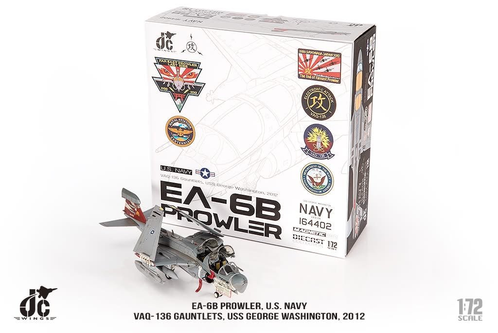 JC Wings JCW-72-EA6B-007 1:72 EA-6B Prowler ﻿U.S. NAVY – MTS