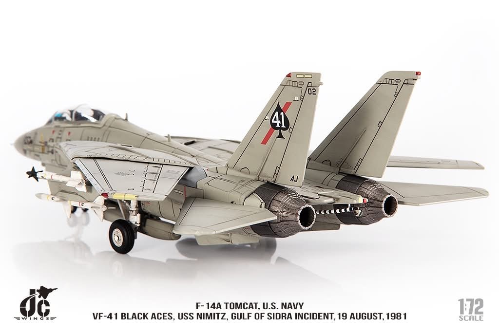 JC Wings JCW-72-F14-017 1:72 F-14A Tomcat ﻿U.S. NAVY VF-41 – MTS