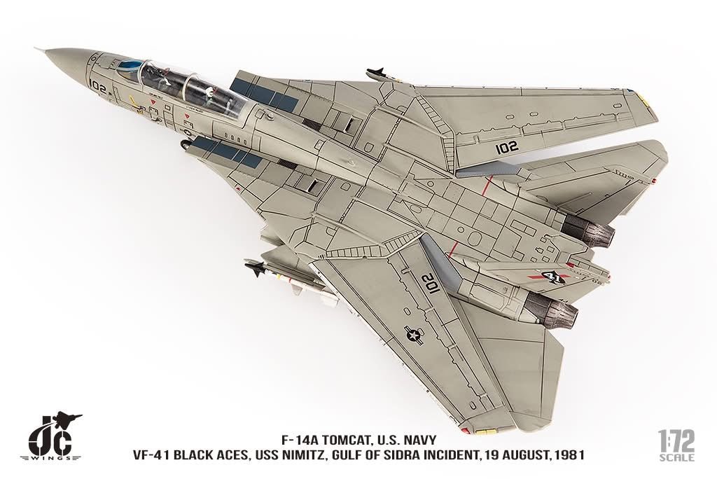 JC Wings JCW-72-F14-017 1:72 F-14A Tomcat ﻿U.S. NAVY VF-41 – MTS