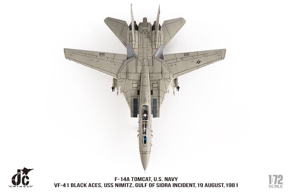 JC Wings JCW-72-F14-017 1:72 F-14A Tomcat ﻿U.S. NAVY VF-41 – MTS