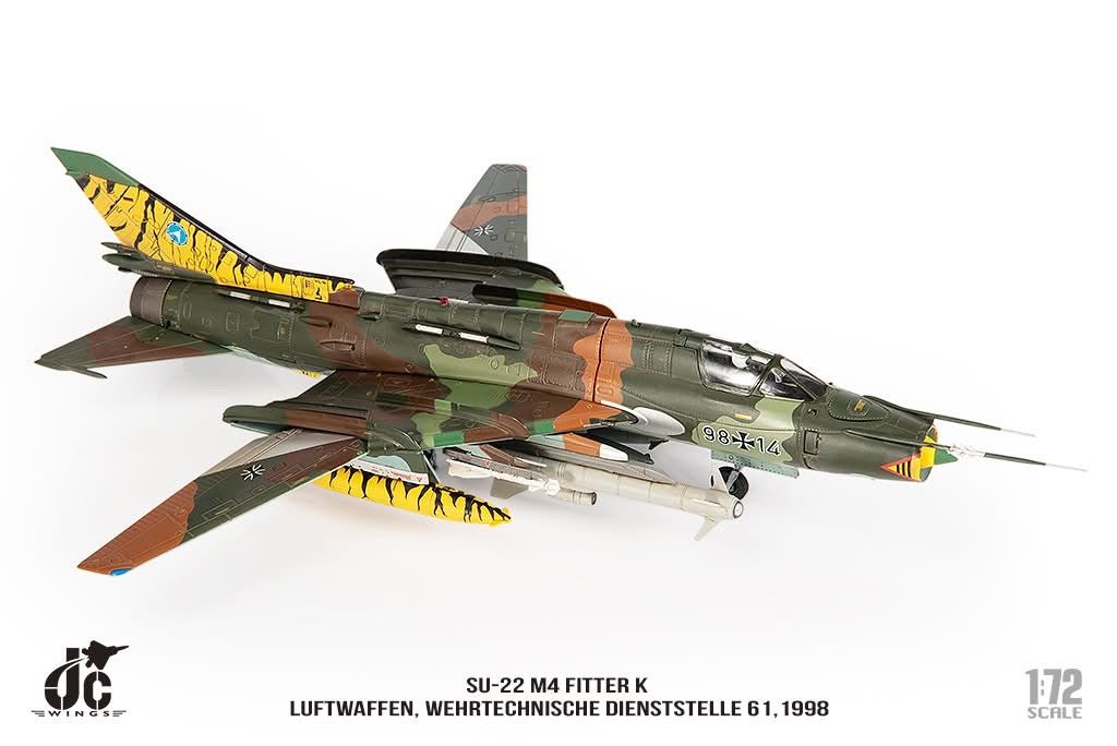 Pre - Order JC Wings JCW - 72 - SU20 - 004 1:72 SU - 22 M4 Fitter K Luftwaffen, Wehrtechnische Dienststelle 61,1998