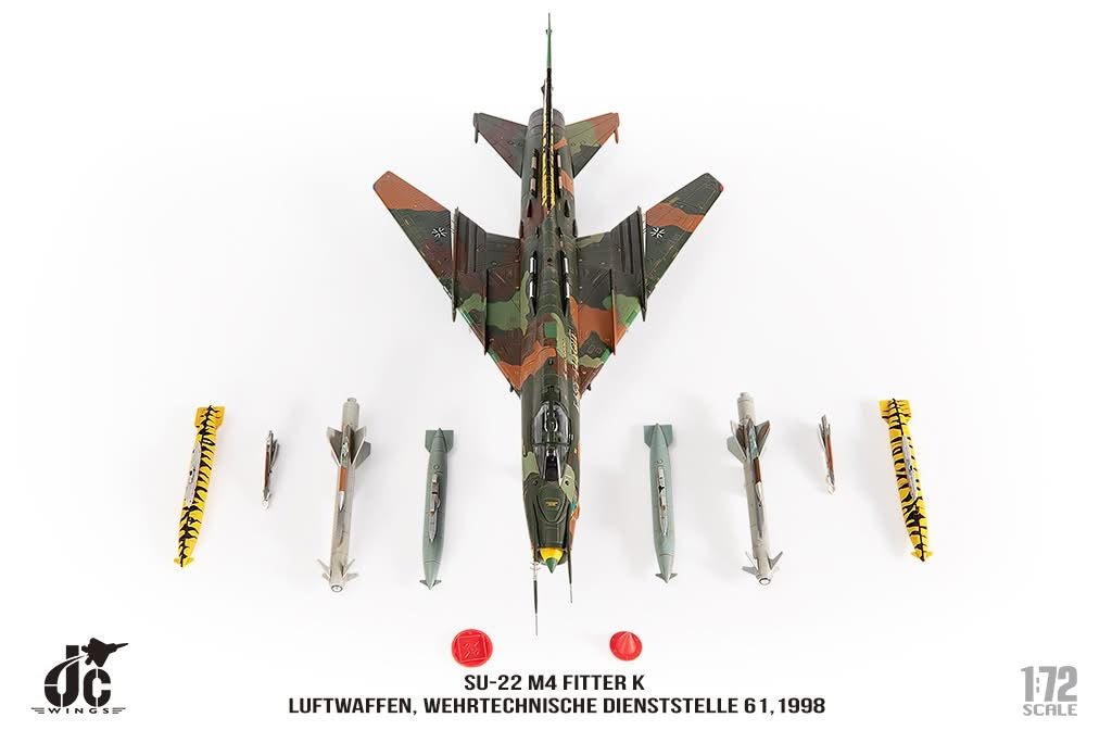 Pre - Order JC Wings JCW - 72 - SU20 - 004 1:72 SU - 22 M4 Fitter K Luftwaffen, Wehrtechnische Dienststelle 61,1998