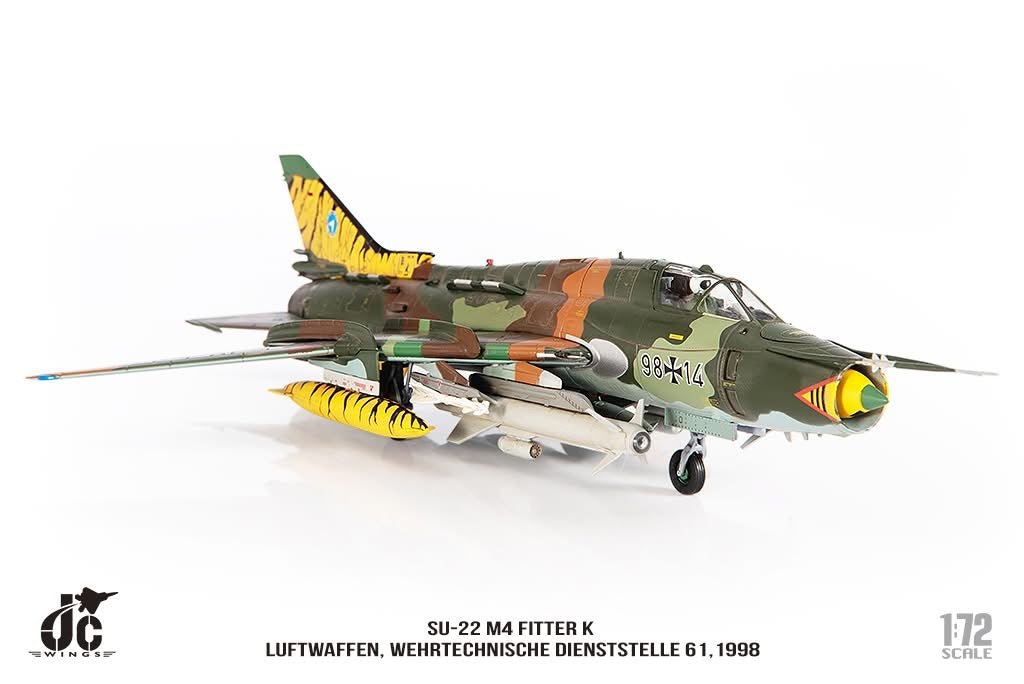 Pre - Order JC Wings JCW - 72 - SU20 - 004 1:72 SU - 22 M4 Fitter K Luftwaffen, Wehrtechnische Dienststelle 61,1998