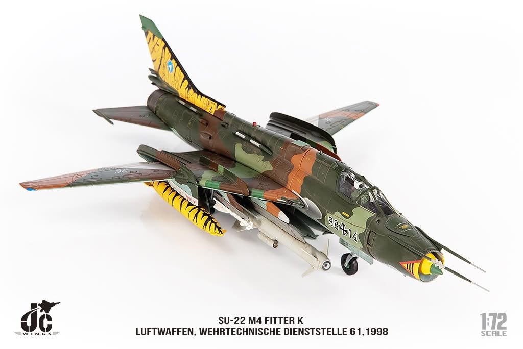 Pre - Order JC Wings JCW - 72 - SU20 - 004 1:72 SU - 22 M4 Fitter K Luftwaffen, Wehrtechnische Dienststelle 61,1998