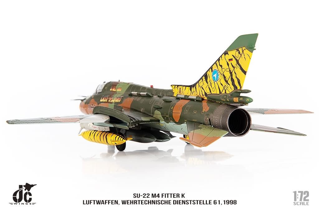 Pre - Order JC Wings JCW - 72 - SU20 - 004 1:72 SU - 22 M4 Fitter K Luftwaffen, Wehrtechnische Dienststelle 61,1998