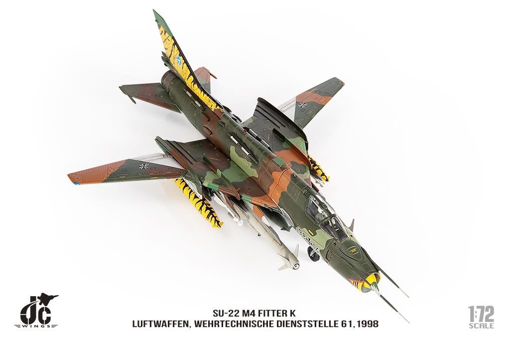 Pre - Order JC Wings JCW - 72 - SU20 - 004 1:72 SU - 22 M4 Fitter K Luftwaffen, Wehrtechnische Dienststelle 61,1998