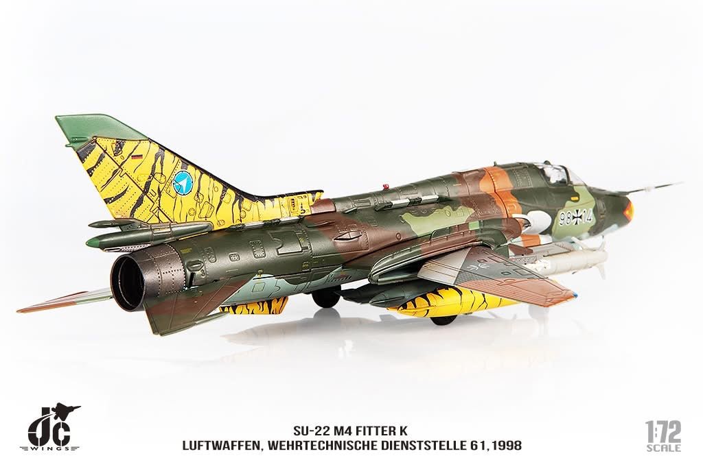 Pre - Order JC Wings JCW - 72 - SU20 - 004 1:72 SU - 22 M4 Fitter K Luftwaffen, Wehrtechnische Dienststelle 61,1998