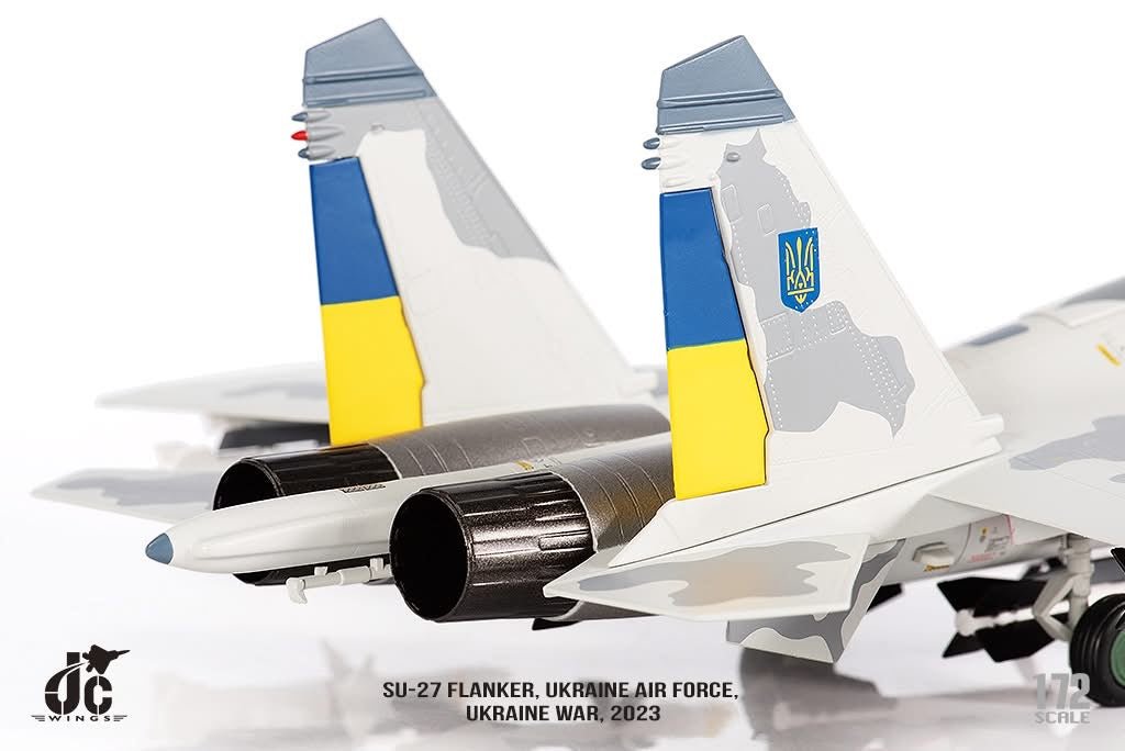 Pre - Order JC Wings JCW - 72 - SU27 - 016 1:72 SU - 27 Flanker ﻿Ukraine Air Force, Ukraine War,2023