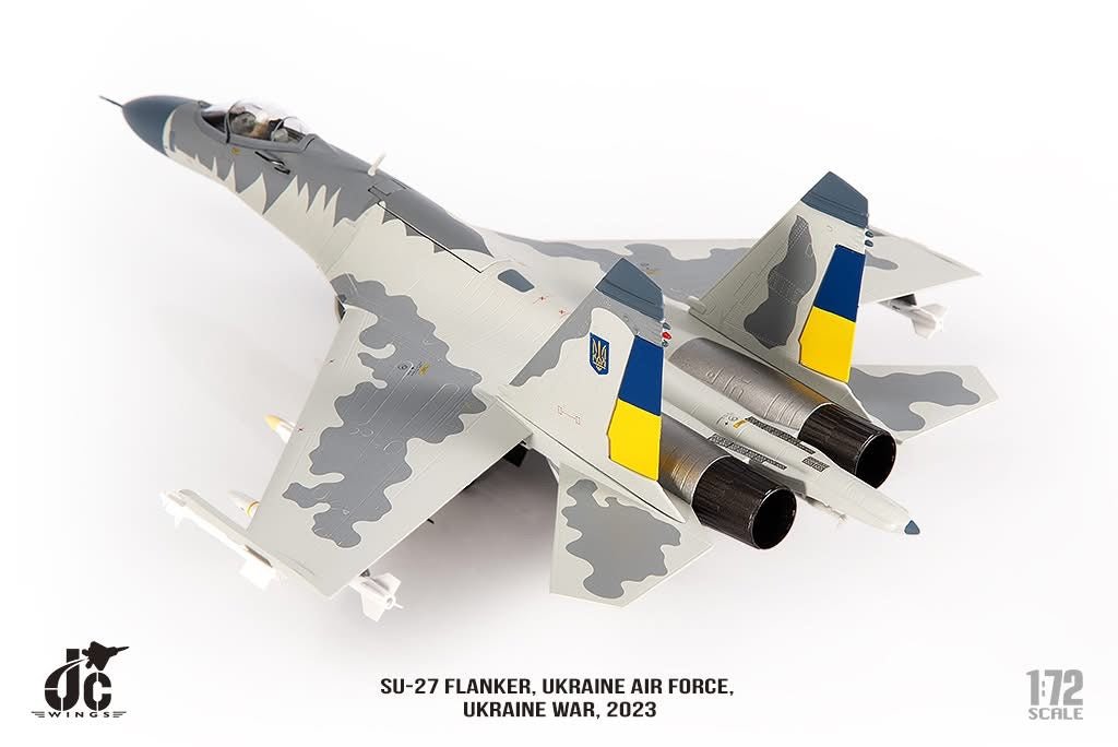 Pre - Order JC Wings JCW - 72 - SU27 - 016 1:72 SU - 27 Flanker ﻿Ukraine Air Force, Ukraine War,2023