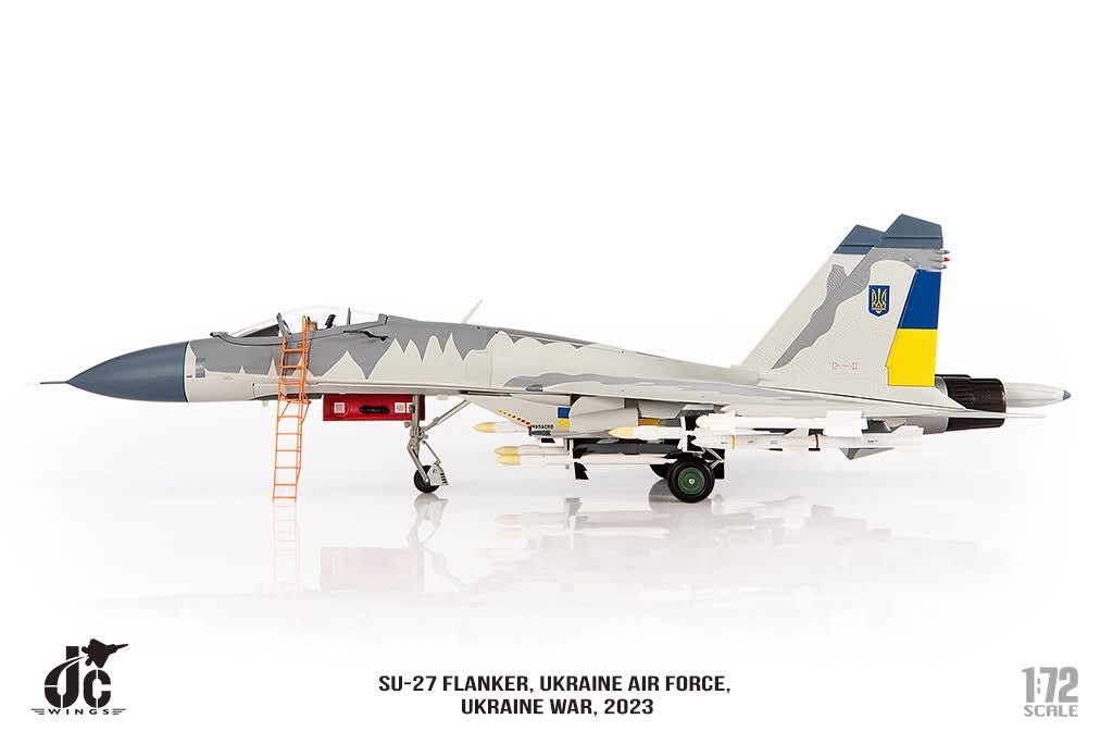 Pre - Order JC Wings JCW - 72 - SU27 - 016 1:72 SU - 27 Flanker ﻿Ukraine Air Force, Ukraine War,2023