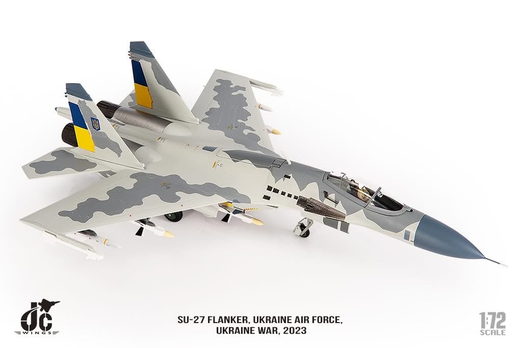 Pre - Order JC Wings JCW - 72 - SU27 - 016 1:72 SU - 27 Flanker ﻿Ukraine Air Force, Ukraine War,2023