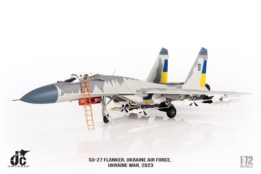 Pre - Order JC Wings JCW - 72 - SU27 - 016 1:72 SU - 27 Flanker ﻿Ukraine Air Force, Ukraine War,2023