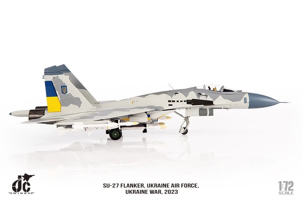 Pre - Order JC Wings JCW - 72 - SU27 - 016 1:72 SU - 27 Flanker ﻿Ukraine Air Force, Ukraine War,2023