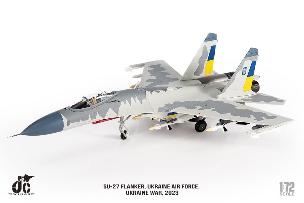 Pre - Order JC Wings JCW - 72 - SU27 - 016 1:72 SU - 27 Flanker ﻿Ukraine Air Force, Ukraine War,2023