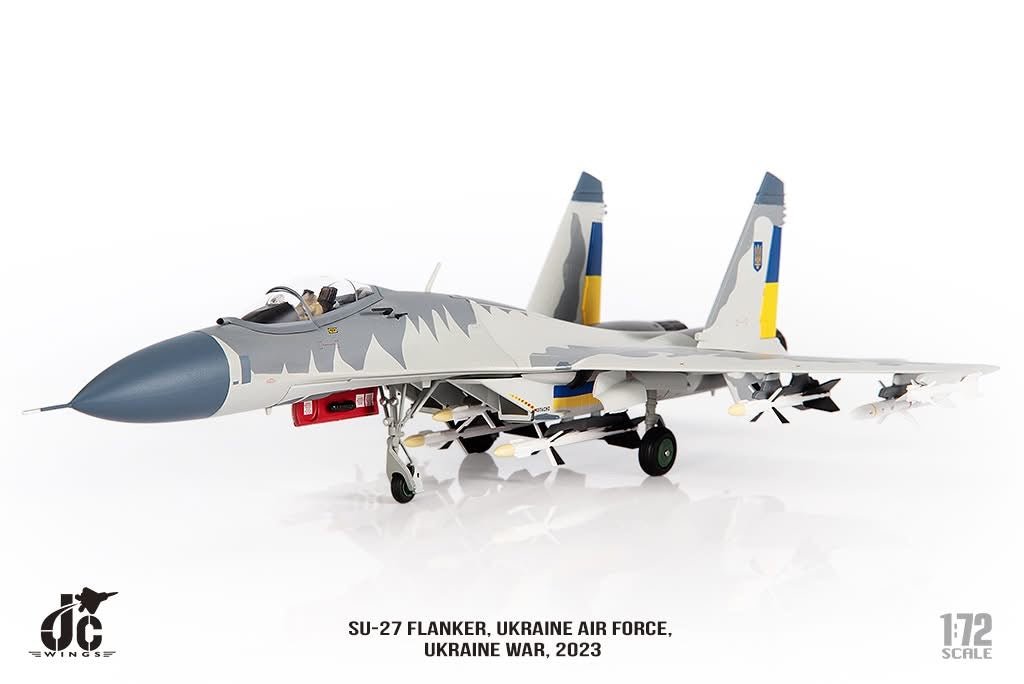 Pre - Order JC Wings JCW - 72 - SU27 - 016 1:72 SU - 27 Flanker ﻿Ukraine Air Force, Ukraine War,2023