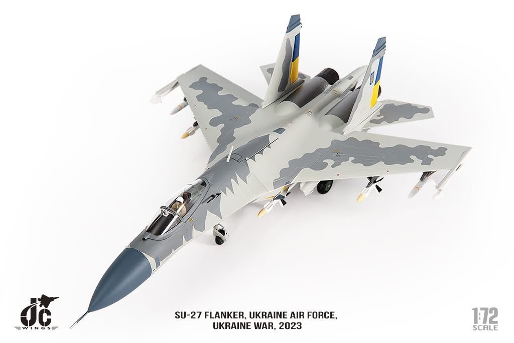 Pre - Order JC Wings JCW - 72 - SU27 - 016 1:72 SU - 27 Flanker ﻿Ukraine Air Force, Ukraine War,2023