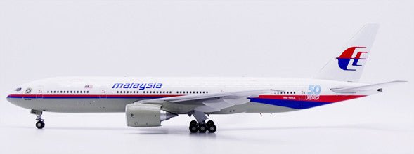 Pre - Order JC Wings KJ - B772 - 089 1:200 Malaysia Airlines Boeing 777 - 200ER "50 Years" Reg: 9M - MRA