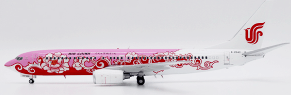 Pre - Order JC Wings LH2365A 1:200 Air China Boeing 737 - 800 "Red Peony" Reg: B - 2642 "Flaps Down"
