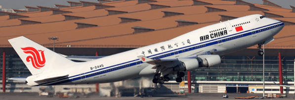 Pre - Order JC Wings LH2529A 1:200 Air China Boeing 747 - 400 "Last Flight" "Flap Down" Reg: B - 2445