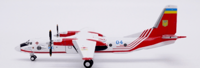 Pre - Order JC Wings LH4328 1:400 Ukraine Air Force Antonov An - 26 "Rescue Service" Reg: 04