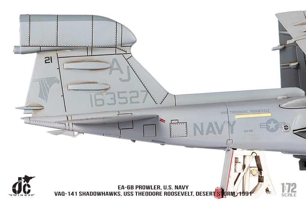 Pre - Order JC Wings Military JCW - 72 - EA6B - 010 1:72 EA - 6B Prowler U.S. NAVY VAQ - 141 Shadowhawks, Desert Storm, 1991