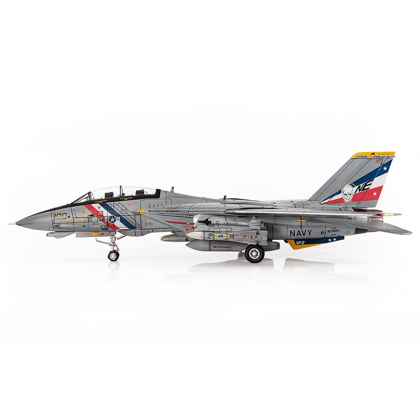 Pre - Order JC Wings Military JCW - 72 - F14 - 018 1:72 F - 14D Tomcat U.S. NAVY VF - 2 Bounty Hunters, Last Cruise, 2003