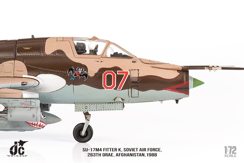 Pre - Order JC Wings Military JCW - 72 - SU20 - 010 1:72 SU - 17 M4 Fitter K Soviet Air Force, 263th ORAE, Afghanistan, 1988
