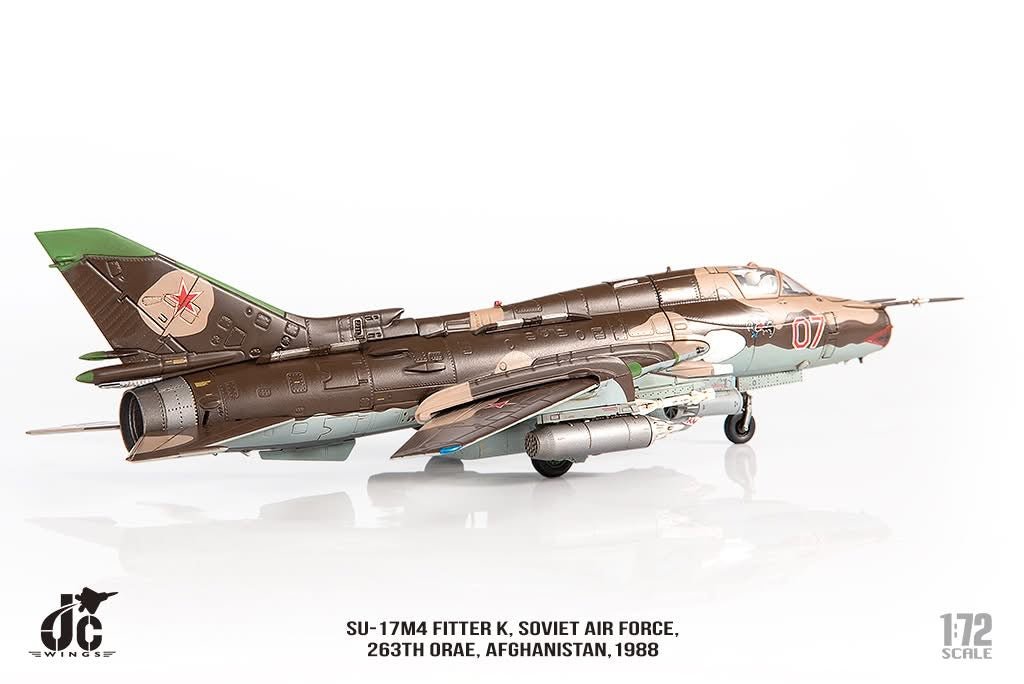 Pre - Order JC Wings Military JCW - 72 - SU20 - 010 1:72 SU - 17 M4 Fitter K Soviet Air Force, 263th ORAE, Afghanistan, 1988