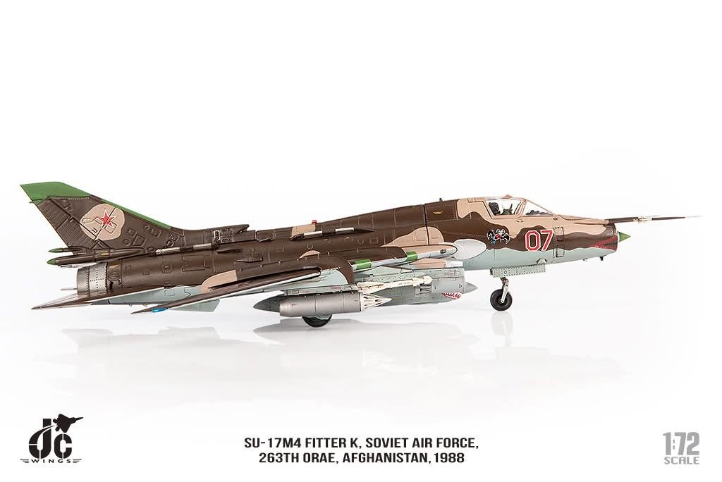 Pre - Order JC Wings Military JCW - 72 - SU20 - 010 1:72 SU - 17 M4 Fitter K Soviet Air Force, 263th ORAE, Afghanistan, 1988